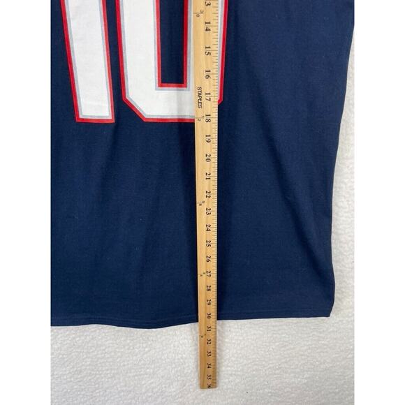NFL New England Patriots Mac Jones #10 T-Shirt Men’s Size L Navy‎ Blue - Picture 4 of 5
